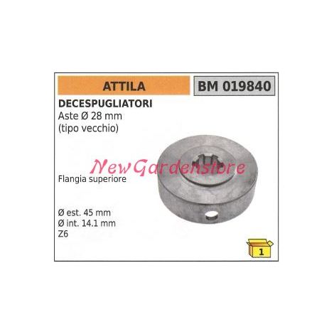 Flangia superiore coppia conica ATTILA decespugliatore 019840