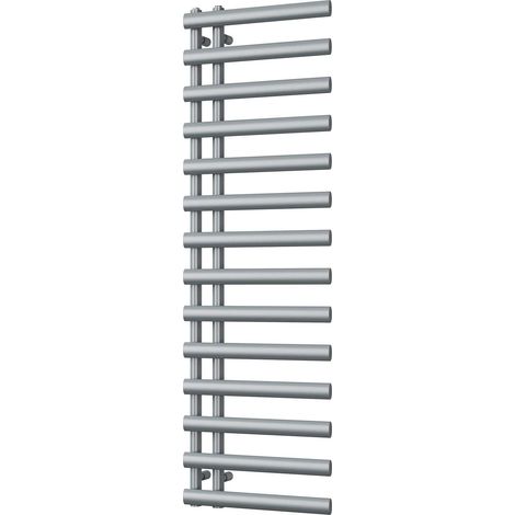 Elyan - Silver Towel Radiator - H1592mm x W500mm (1/3)