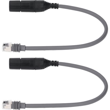 Lot de 2 adaptateurs SPX mâle vers RJ45 femelle pour satellite rectangulaire Gen 3 V3, rallonge câble réseau Ethernet étanche 1200 Mbps (1/5)