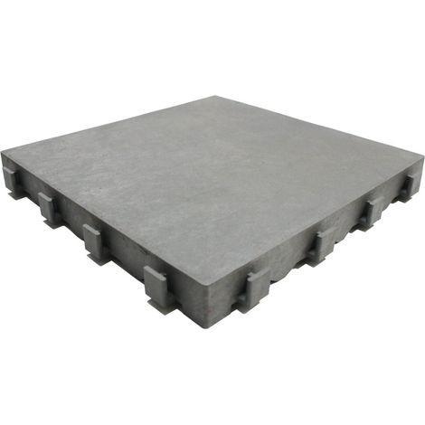 ONEK WPC-Klickfliese betongrau 40 x 40 x 4,5 cm 1 Stück