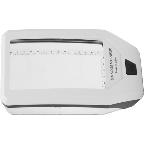 Loupe LED TH-8017 avec règle graduée et 8 lampes, loupe multifonctionnelle rétro pour usage extérieur (1/5)