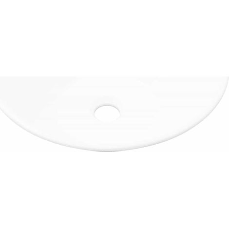 Lavabo vasque à poser Luxueux, Bac à laver, en porcelaine Blanc OIB1834E (1/5)