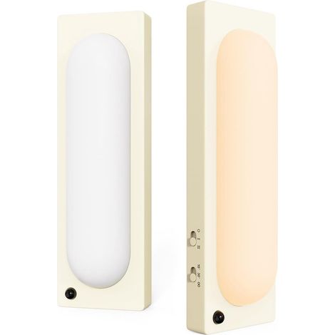 Luce notturna con sensore di movimento, lampada a LED con batteria ricaricabile, luce notturna wireless con silicone, per cucina, armadio, camera da letto, per montaggio a (1/5)