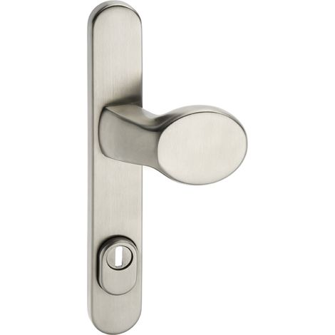 HDM Professional Rahmen-Wechselgarnitur mit Knopf und abgerundetem Schild mit ZA, Serie Ems