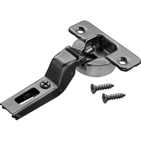 Salice Topfband Serie 700 Innenanschlag 110° Dämpfung einstellbar T48 Titanium Möbelscharnier Schrankscharnier (1/5)