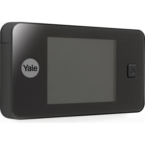 YALE Spioncino elettronico con display 3,2" a colori YALE nero per porte blindate (1/5)