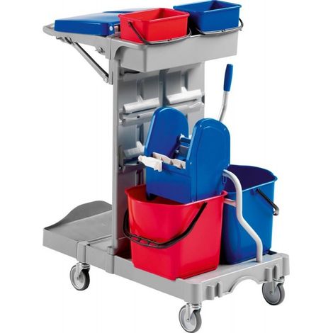Carro de limpieza Poly II 970x680x1110 2x15l