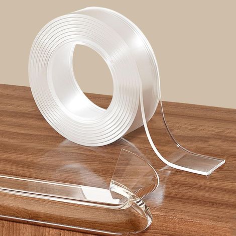 5m Protege Coin de Table Bebe Protege Coin de Table Bebe Transparent Protection Table Transparent Protection Meuble Bébé Pré-Adhésif Extra Fort Nano Tape Protection Coin de Table pour Sécurité Bebe (1/5)