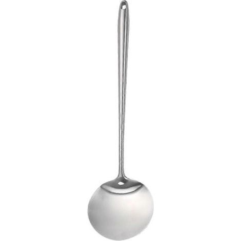 Spatule de cuisine en acier inoxydable pour wok, outil de cuisson et de retournement des aliments-44.50X11.00X1.00CM-Silver (1/4)