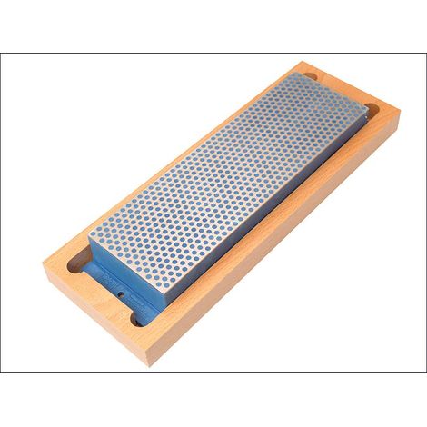 Diamond Whetstone 200mm Wooden Box Blue 325 Grit Coarse DMTW8C (1/2)