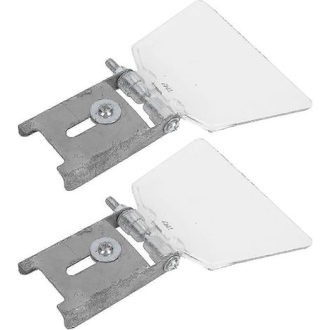 Lot de 2 protections oculaires pour meuleuse d'établi, étui en acier inoxydable 304, accessoires de fixation pour outil, taille S (1/4)