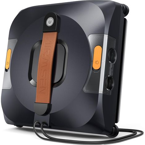 Robot laveur de vitre, planification automatique, 4 modes de nettoyage, 4 buses de pulvérisation, grand réservoir 110 ml, 6000 Pa, pour vitres, parois de douche (1/5)