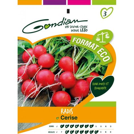 Gondian - Radis Cerise format eco