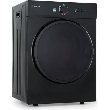Klarstein Jet Set Secadora de ropa Secadora por salida de aire 1020W EEC C 3kg 50cm Negra
