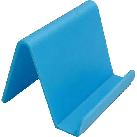 Support de Téléphone Portable Stable Antidérapant Durable pour Bureau et Voiture - Bleu (1/5)