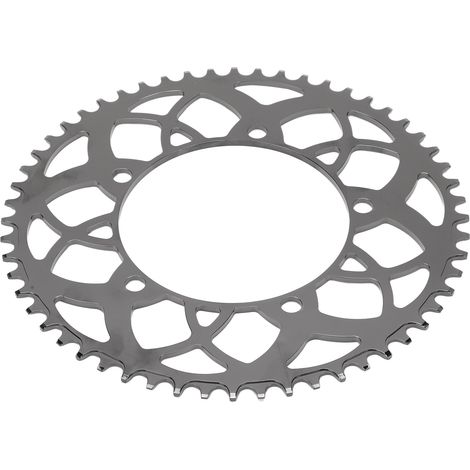 Plateau de vélo BOLANY 56T, réduction de charge, entraxe 130 BCD, denture positive et négative, noir (1/5)