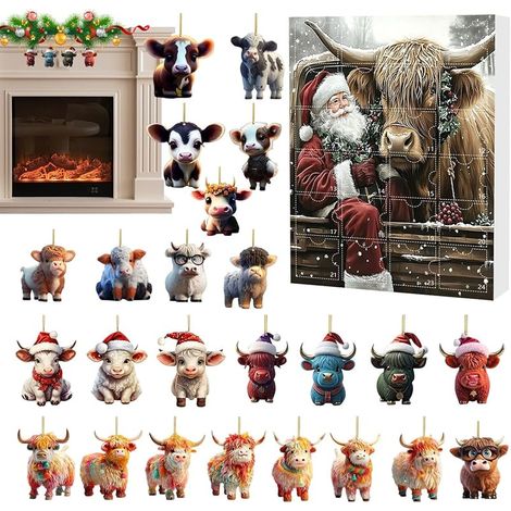 Adventskalender mit Hochlandrindern – 24 Tage bis Weihnachten (1/5)