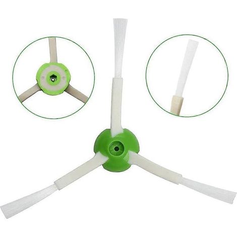 Pour aspirateur iRobot Roomba I7, I7+, I6+ et I3+ Plus : brosses en caoutchouc multi-surfaces, filtres HEPA, brosses latérales et sacs à poussière. (1/5)