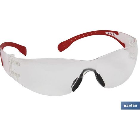 Occhiali protettivi Super Leggeri 18gr Lente Trasparente (1/3)