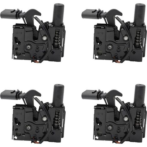 4X Cerradura de liberación de la tapa del capó con interruptor 8WD823509 para A4 A5 S4 S5 Q5 8WD 823 509 Cerradura inferior delantera del capó (1/2)