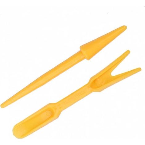 2 Pieces Bonsai Transplanting Planting Tool Bulldozer Digging Tool Fertilizer Cultivation Device Sowing Seedlings Digging Seedlings Raising Seedlings Digging Seedlings Planting Seedlings Transplanting (1/4)