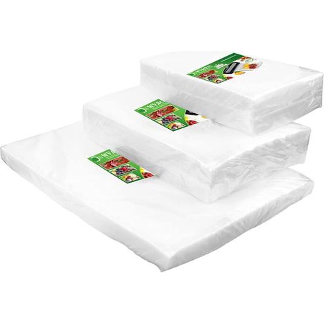 150 Sacs 15x25cm(50) et20x30cm(50) et28x40cm(50) Sacs Machine Sous Vide Alimentaire,sans BPA et LFGB Sac de Congelation Sous Vide,Compatible Avec n'importe Quelle Scelleuse Sous Vide (1/5)