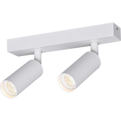 Reglette de plafond Slim Blanche Arénée 2xFocus G9 (1/3)