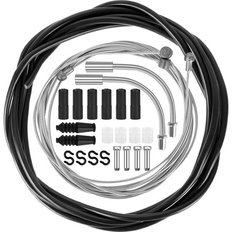 Set de Câbles de Frein Vélo, 2.5M Kit de Câbles de Frein Universels (1/5)