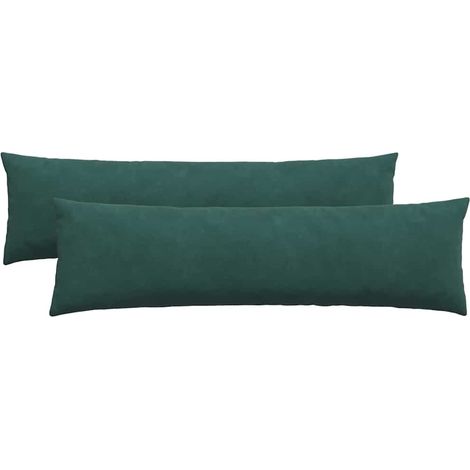 Maison Exclusive - Sofakissen 2 Stück Dunkelgrün 145 x 40 cm Cord