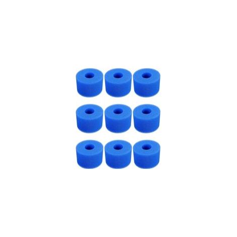 9 Pièces Filtre Piscine, Cartouche de Filtre en Mousse, Mousse pour Filtre Piscine, Réutilisables et Lavables, Filtre en Mousse pour Spa, Piscine (1/4)