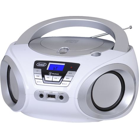 Trevi CMP 544 BT Numérique 4 W FM Blanc Lecture de MP3