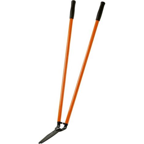 Cisaille à Gazon Bahco à Lames Droites (20cm) à Angle Droit Avec Manches Longs (90cm) En Acier Plastifié. Lame En Acier Trempé.