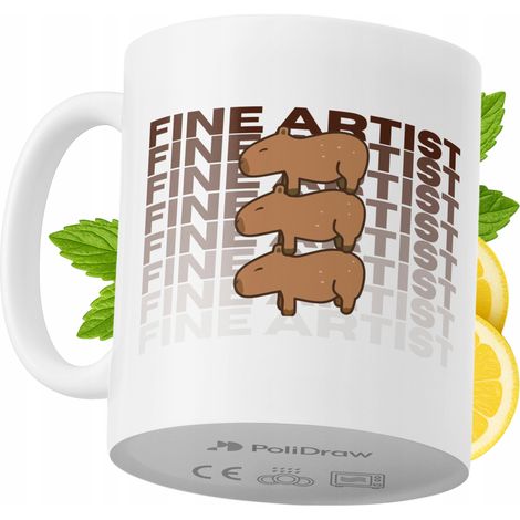 Taza de café/té divertida y humorística para artistas. Taza con diseño gráfico y texto gracioso para cumpleaños, santos y días festivos. Taza premium para ocasiones especiales en casa, la oficina o el (1/5)