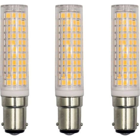 BA15D Ampoule LED, Energy Saver Culot 15W, Pour Réfrigérateur/Machine à Coudre/Lampe de Table CA230V, Lot de 3 (blanc chaud 3000K) [Classe énergétique A+] (1/5)