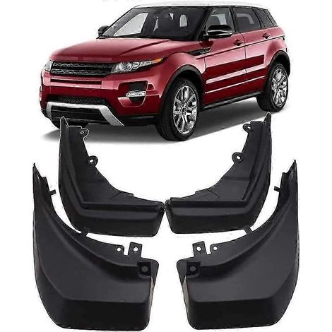 Ensemble de 4 garde-boue compatibles avec Range Rover Evoque Pure Prestige 2012-2018, garde-boue avant et arrière, offrant une protection complète pour les côtés extérieurs des roues. (1/5)