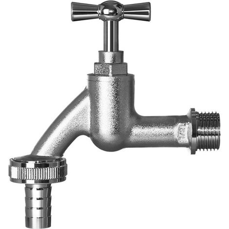 Gartenarmatur aus Messing – Ideal zum Bewässern von Pflanzen – Frostbeständig – 1/2 Zoll – Messing (1/5)