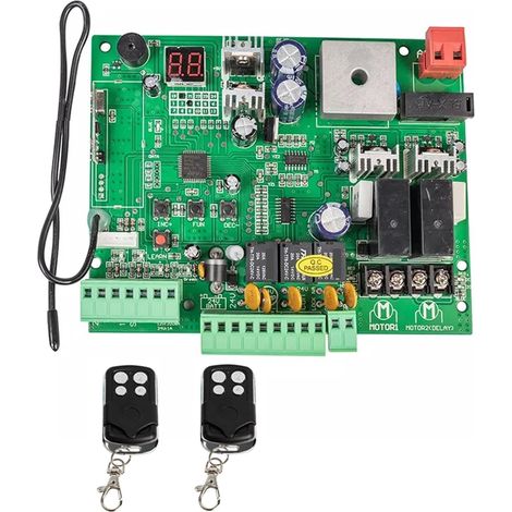 Kit d'ouvre-portes automatiques Carte 12V/24V for panneau de commande d'ouvre-porte pivotant à Double bras automatique système de Center de contrôle intelligent remplacer les raccords pour accessoires (1/5)