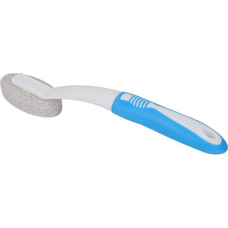 Brosse en pierre ponce pour éliminer les dépôts de calcaire et traces d'eau dure - Nettoyage toilettes, éviers, cuisines et piscines. (1/5)