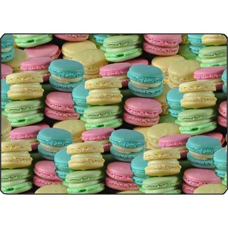 Surface de découpe Macarons en verre 28.5 x 20 cm
