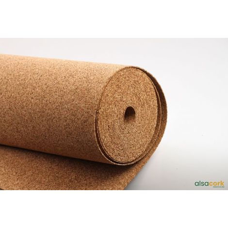 rouleau isolant souple en liège standard, ép. 2mm - 10m x 1m (1/5)