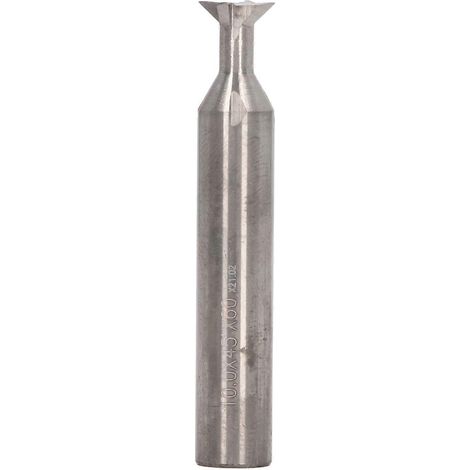Schwalbenschwanzfräser, 4 Schneiden, Hartmetall, 10 x 45° x 60 mm