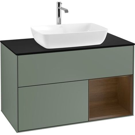 Villeroy & Boch F782GNGM Meuble sous-lavabo Finion F78 (1/2)