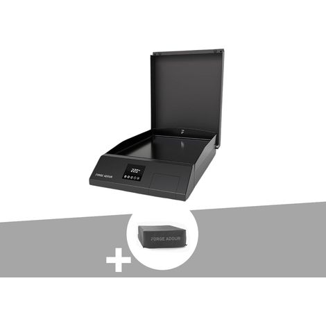 Plancha électrique Cooking + Housse de protection - Forge Adour (1/3)