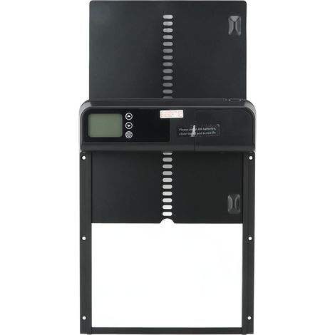 Porte automatique de poulailler avec minuterie en alliage d'aluminium IP45 affichage LED étanche ouvre-porte automatique de poulet alimenté par batterie pour la ferme (1/5)