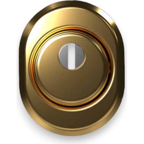 Defender per porte blindate con corpo in acciaio bronzato Cipierre 325C - 18x8xH18 mm (1/2)