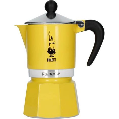 BIALETTI RAINBOW 3 TASSES, JAUNE PRIMAVERA 2024 0006537