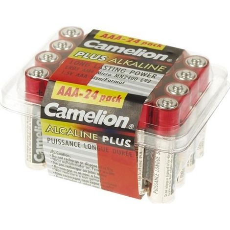 Pilas alcalinas LR03 / AAA 1.5 V - 1200 mAh (24 unidades / caja)