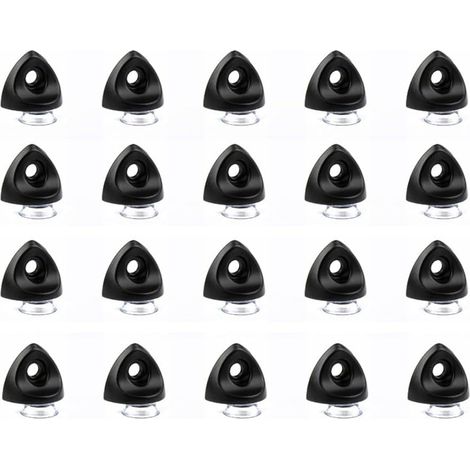 20 Suction Cup Shelf Supports, Anti-Scratch Silicone, 20 Supports (C) (1/5)