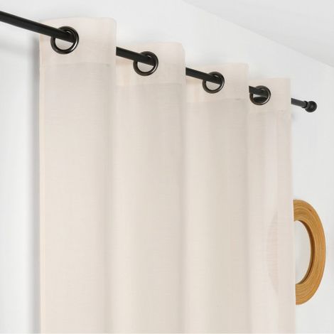 Voilage ignifugé certifié Non Feu M1 Ivoire 145x240 cm (1/3)