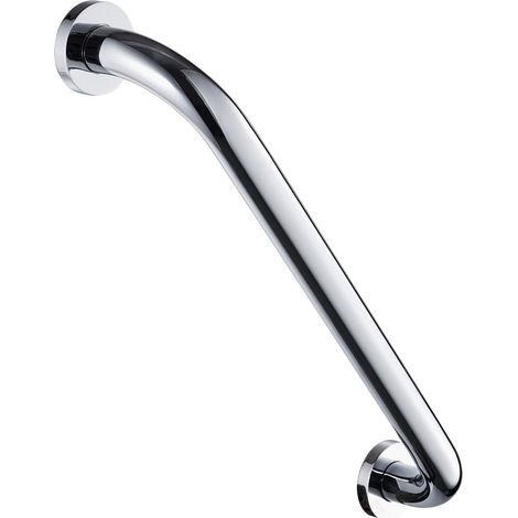 1 Barre d'appui, Laiton chromé poli, Antidérapante, Diamètre 2.5 CM, Pour salle de bain, Toilette, Cuisine (1/5)